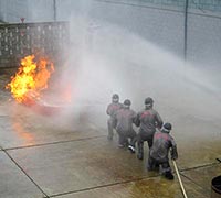Curso de combate a incêndio e primeiros socorros